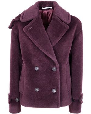 Tagliatore "Sheila" Coat - Purple