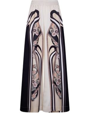 La DoubleJ Silk Pants - Blue