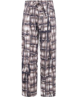 Pierre Louis Mascia Trousers Main Fabric "Dylan" - Grey