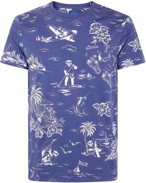 Polo Ralph Lauren Short Sleeves Hybrid Islend Bear T-Shirt - Blue