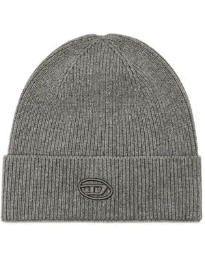 DIESEL Beanie Wool "K-Coder-Fully B" - Gray