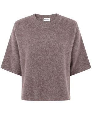 P.A.R.O.S.H. P. A.R. O.S. H. Oversize Short Sleeve - Brown