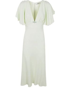 Elisabetta Franchi Midi Dress By - White