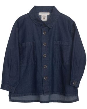 SERENDIPITY ORGANICS Camicia Con Tasca - Blu