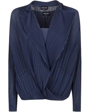 Giorgio Armani Twin Set Plisse - Blue