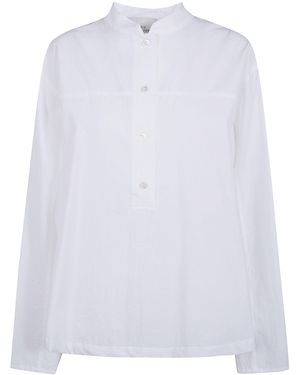 Studio Nicholson Half Placket Shirt - White