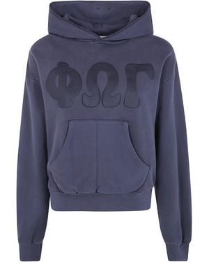 Fear Of God "90's" Fleece Hoodie - Blue