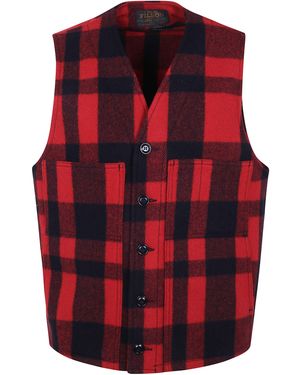 Filson Vest Plaid "Mackinaw" - Red