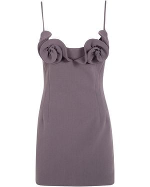 Magda Butrym Mini Underwear Dress - Brown