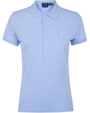 Polo Ralph Lauren "Julie" Short Sleeves Polo Shirt - Blue