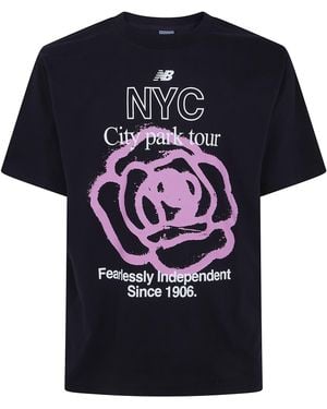 New Balance Nyc City Run T-Shirt - Black