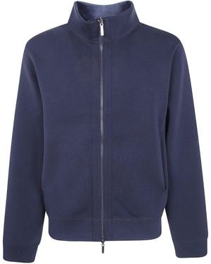 Emporio Armani Sweatshirt Full Zip "Iconic" - Blue