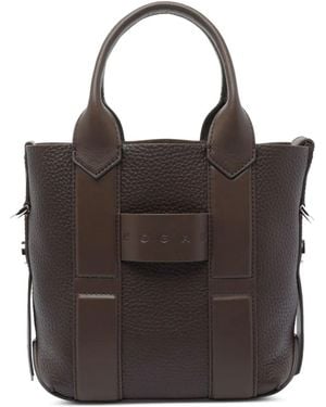 Hogan Small "Script Shopping" Bag - Black