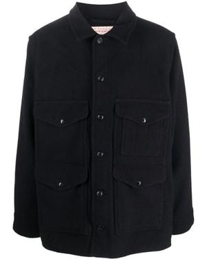Filson Mackinaw Cruiser 26Oz Wool Jacket - Black