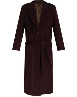 The Attico Long Coat - Red
