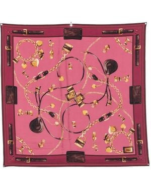 Chloé Foulard Multicolore "Pedington" - Rosa
