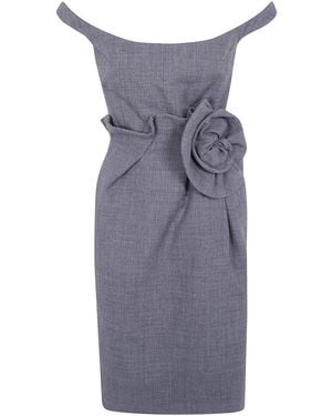 Magda Butrym Midi Dress "Midi Dress" - Blue