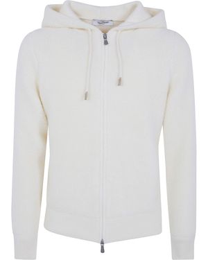 Gran Sasso Hoodie Jacket 23157.24005 005 Butter - White