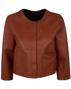 The Jackie Leathers "Sheila" Jacket - Brown