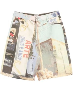 Arte' Photos Shorts By - White
