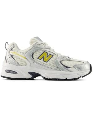 New Balance "Tier 3" Synthetic Mesh Lifestyle Trainers - White