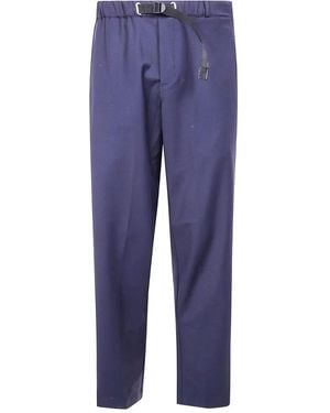 White Sand Long Classic Pants - Blue