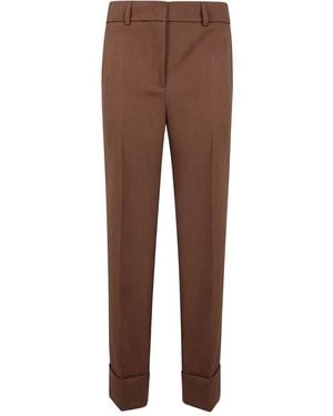 DR. HOPE Wide Leg Trousers - Brown