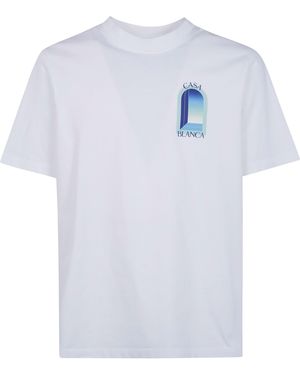 CASABLANCA T-Shirt Classic "Classic T-Shirt" - White