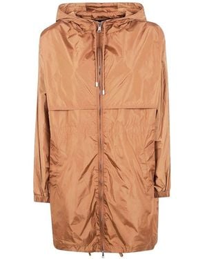 Semicouture Nylon Parka - Brown