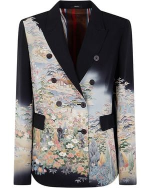 Ibrigu Giacca Kimono "17Fljki50701 3" - Blue