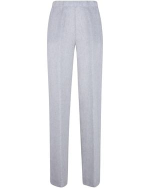 Whyci Pantaloni Gamba Larga "Stright Wide Leg Trousers" - White