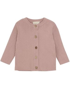 Fixoni Knitted Cardigan - Pink