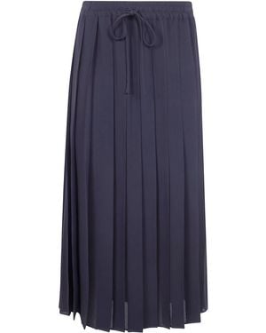 Mantu Midi Skirt - Blue