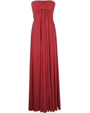 Chiara Boni Dolse Long Dress Jersey - Red