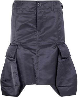 Sacai Nylon Twill Skirt - Blue