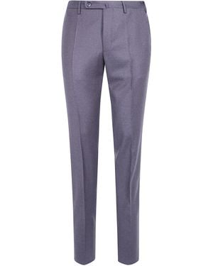 Incotex Trousers Regular Fit "Classic Regular Chino" - Blue