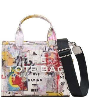 Marc Jacobs Borsa A Mano Piccola "The Small Tote" - Bianco