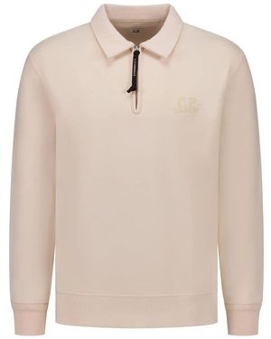 C.P. Company C. P. Company Felpe Con Collo Polo - Neutro
