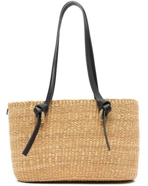 Muuñ Zorro Straw Bag - Natural