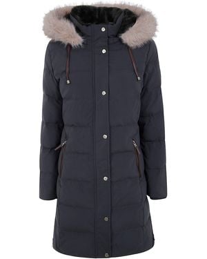 Ralph Lauren Insulated Coat Litchfield Loden - Blue