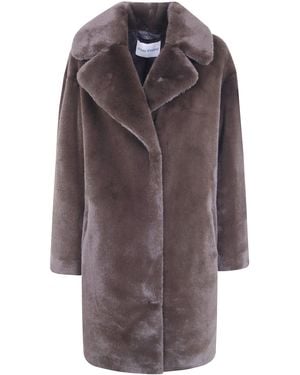 Stand Studio Cappotto Cocoon "Camille" - Viola