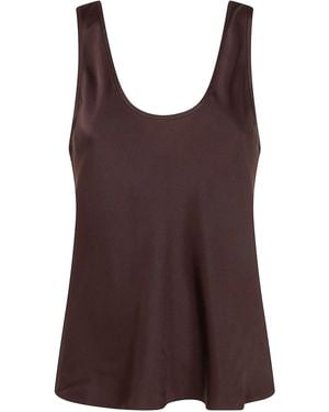 Anine Bing Top Lea - Black