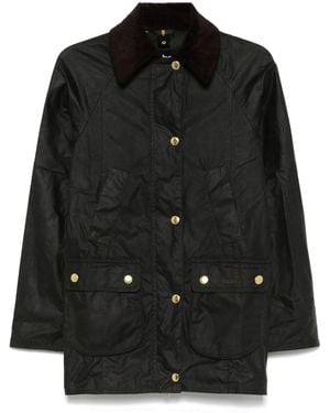 Barbour Beadnell Waxed Jacket - Black