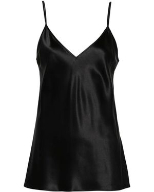 JOSEPH "Clea Top" Blouse Silk Satin - Black