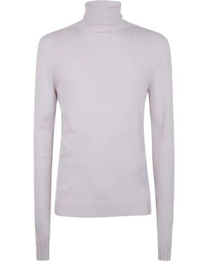 MD75 Cashmere Turtle Neck Jumper - White