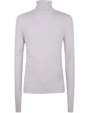 MD75 Cashmere Turtle Neck Jumper - White