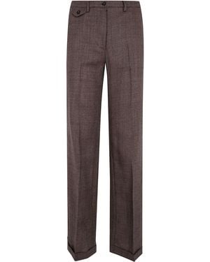 Seventy Pants Classic Wool "Wool Classic Trousers" - Brown