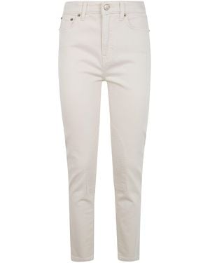 Ralph Lauren "Trabray" Ankle Skinny Jeans - White