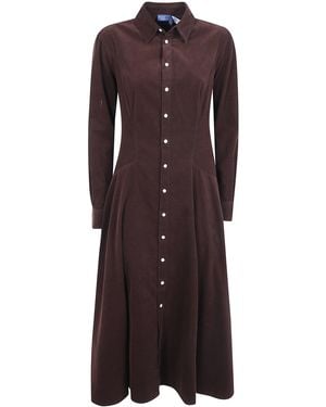 Polo Ralph Lauren Dress Woven Shirt - Purple