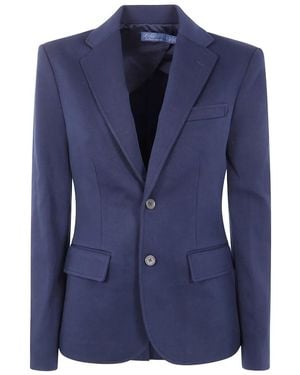 Polo Ralph Lauren Knit Blazer Sport Blazer - Blue